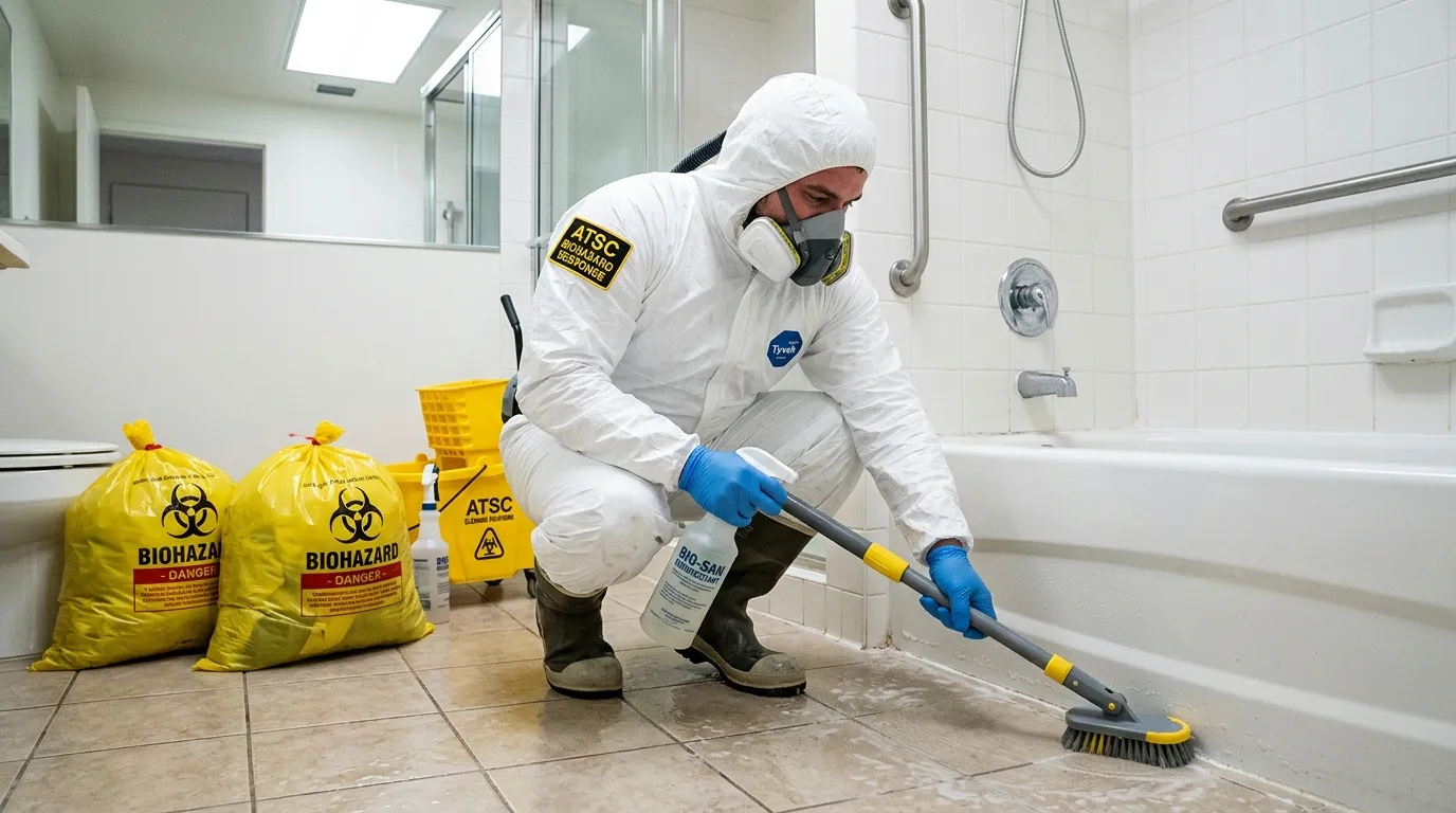 Decontamination equipment deployed for Blood Cleanup in Green Knoll